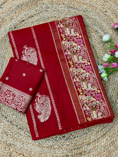 Akshara russian silk saree indian clothes wholesalers in india